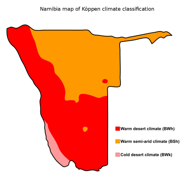 File:Namibia map of Köppen climate classification.png