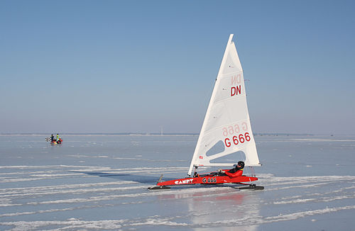 Caption about a boat with page title on it.