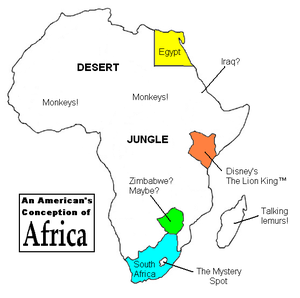 An American's Conception of Africa
