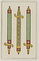 Aluette card deck - Grimaud - 1858-1890 - Three of Swords.jpg