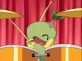 Turtwigs are well-known to have mad drumming skills. Here, a Turtwig is playing a solo of a song from Rise Against, "Give It All" (which the band later announced that this Turtwig would be their substitute drummer if their drummer gets sick or something).
