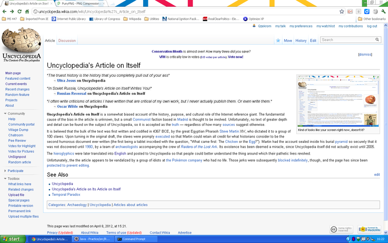 File:Uncyclopedia's Article on Its Article on Itself new.png