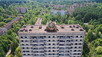 Hammer and sickle over Pripyat.jpg